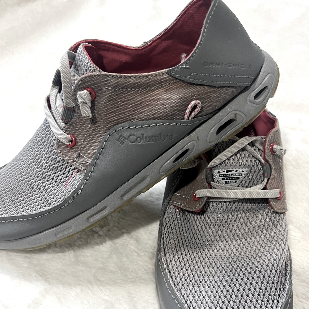Columbia PFG boat shoe, size 9